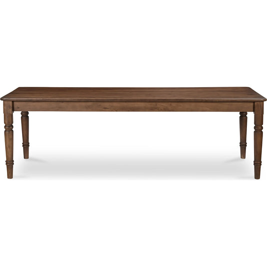 000 SI-2368315 | Primary Silo | Russet Dining Table by Moe's Home Collection in brown. Made from acacia wood, acacia veneer, iron in a traditional style.