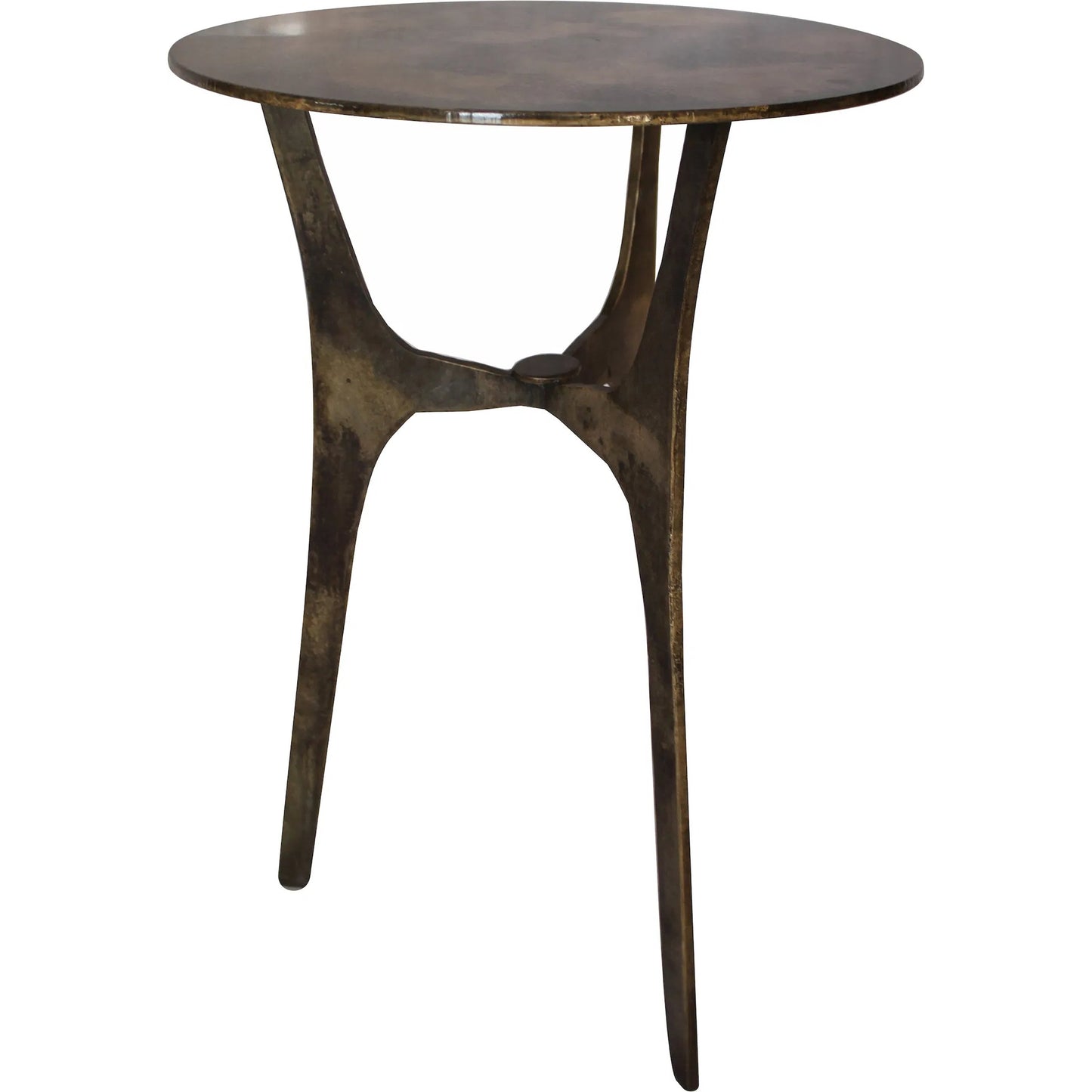 002 SI-2075422 | Additional Silo | Russet Iron Side Table by Arch & Plane in gold and desert finish with sealer. Made from iron in a modern style.