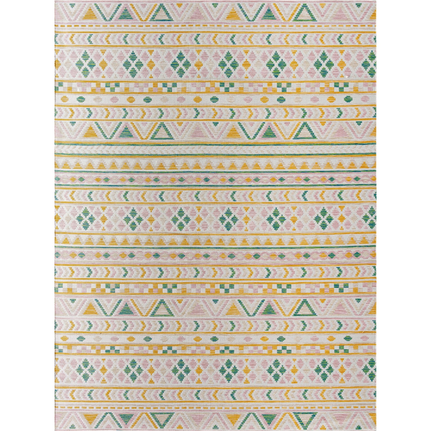 001 SI-2052562,SI-2052563,SI-2052564 | Additional Silo | Barbados Rug - 492245 by Livabliss in off-white, mustard, light brown, rust, pale blue. Made from face: 100% polypropylene, warp: 100% polypropylene in a unique style.