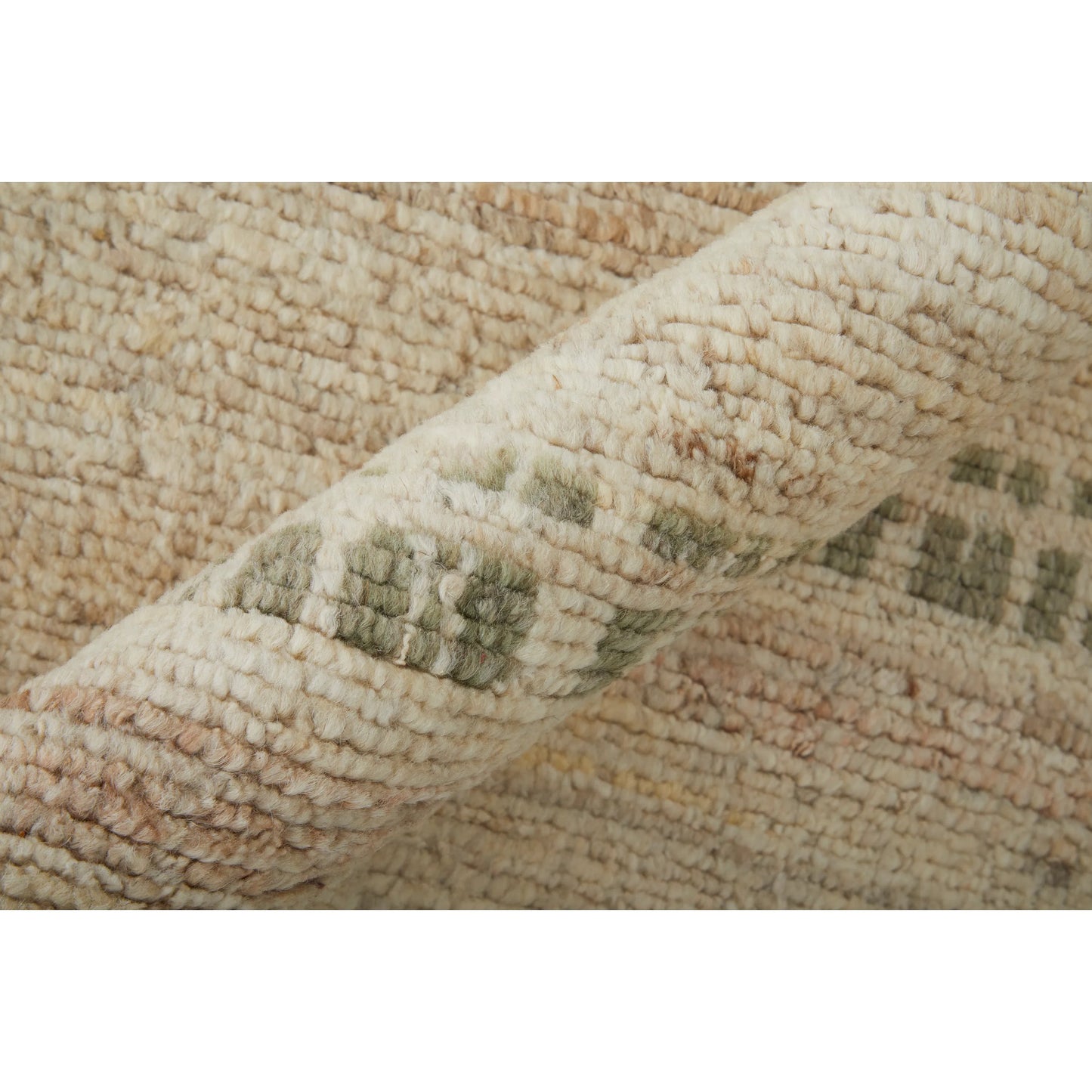 007 SI-2238407,SI-2238408,SI-2238409,SI-2238410,SI-2238411 | Closeup | Kasbah Rug - KAS69G2F by Feizy in tan, red, green. Made from wool in a unique style.