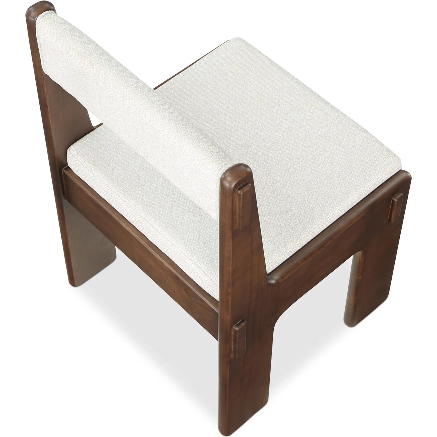 007 SI-2253603 | Additional Silo | Ashby Dining Chair by Moe's Home Collection in beige and walnut. Made from upholstery: 100% polyester, solid ash, plywood in a unique style.