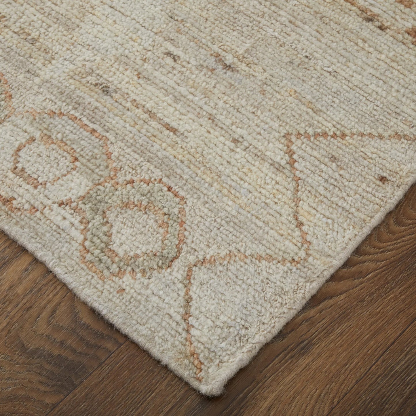 007 SI-2238402,SI-2238403,SI-2238404,SI-2238405,SI-2238406 | Closeup | Kasbah Moroccan Rug - KAS69G1F by Feizy in tan, orange, gray. Made from wool in a unique style.