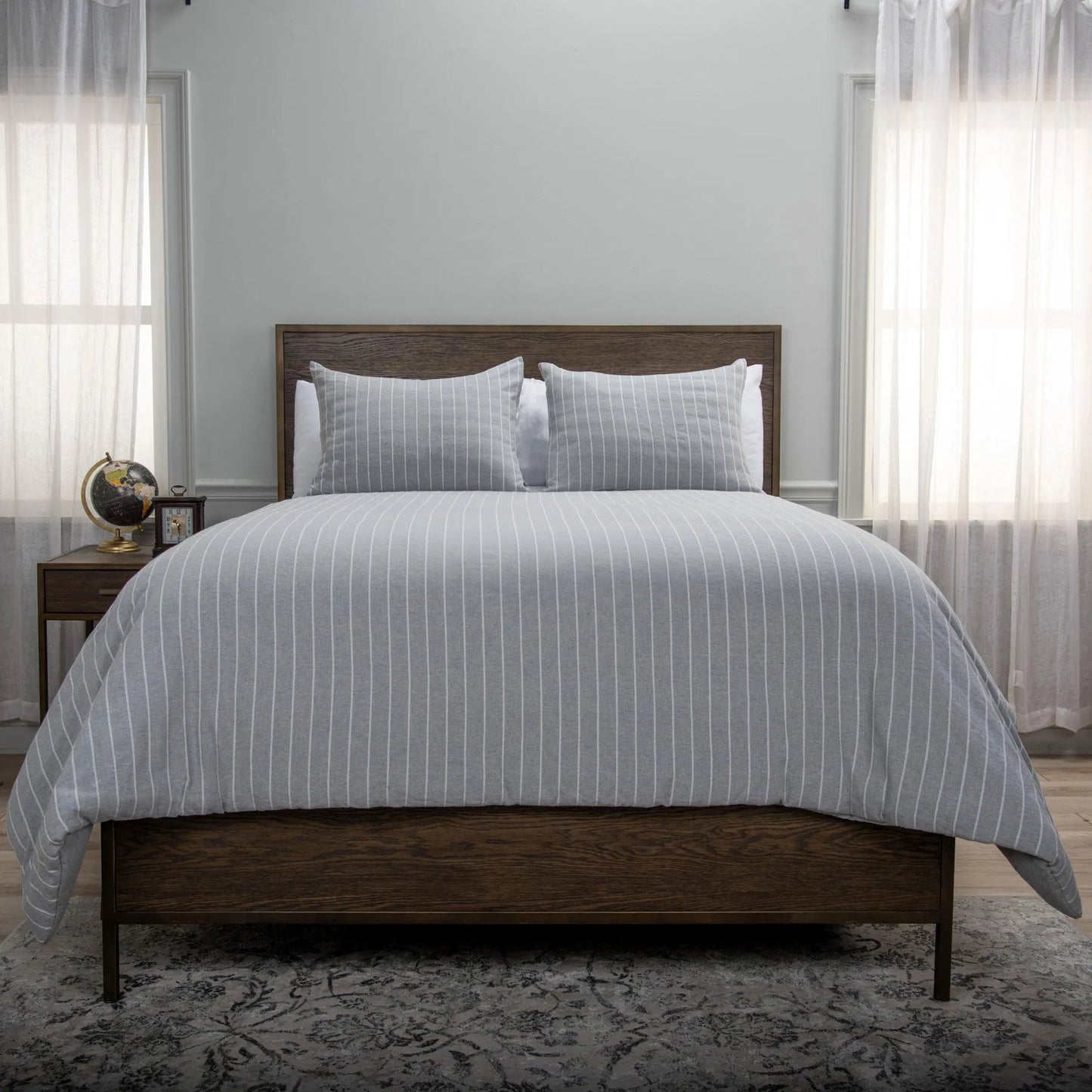 002 SI-2295546,SI-2295547 | Additional Silo | Sawmill Bedding by HedgeApple Essentials in grey. Made from recycle cotton woven (cotton, polyeseter), polyesetr in a unique style.