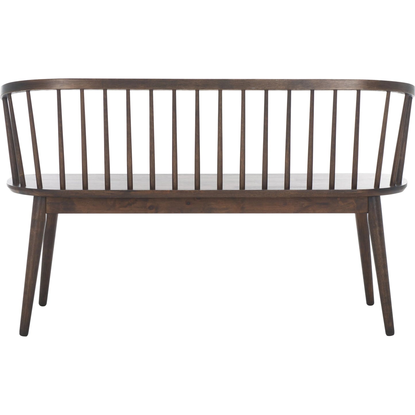 034 SI-2262953 | Closeup | Ingham Spindle Bench by HedgeApple Essentials. Made from rubber wood, iron in a modern style.
