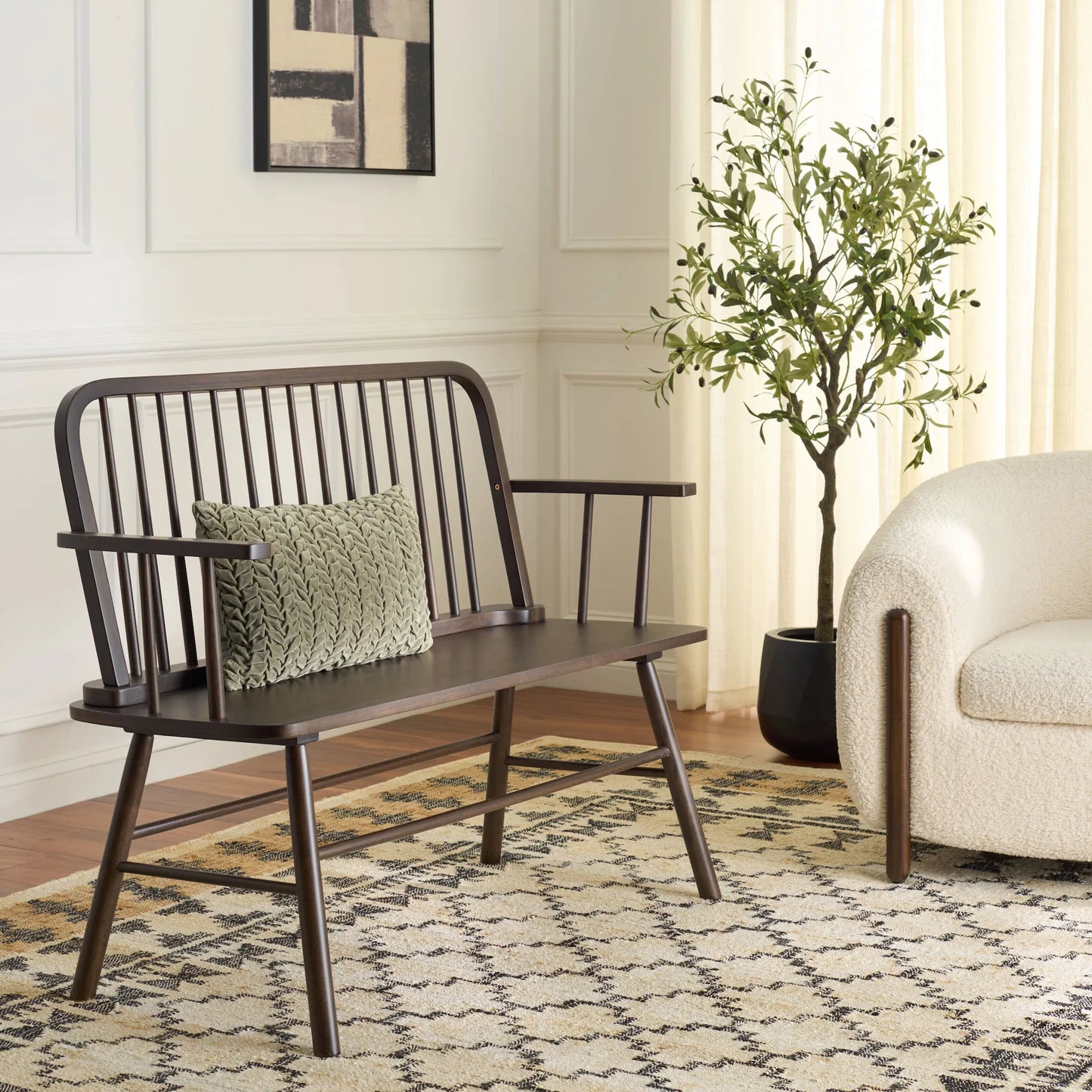 019 SI-2526536 | Lifestyle | Bowcreek Spindle Bench by HedgeApple Essentials. Made from unique in a modern style.