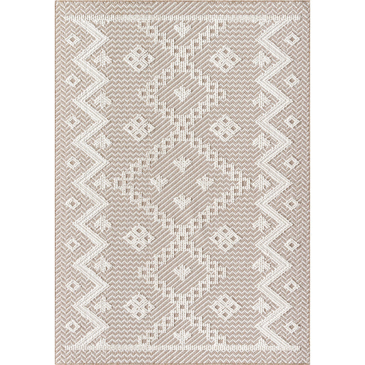 Bouclair Rug - 493192 by Livabliss in light gray, cream, ivory. Made from face: 100% polyester, warp: 100% polyester in a unique style.