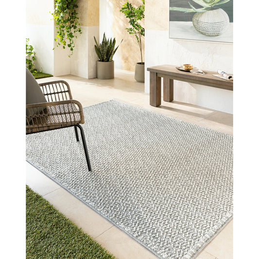 Bouclair Rug - 493204 by Livabliss in light gray, medium gray, ivory. Made from polyester in a unique style.