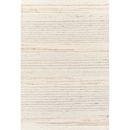 001 SI-1826285,SI-1826286,SI-1826288 | Primary Silo | Bremen Rug by Surya in cream, light slate, light beige, brown. Made from 100% wool in a modern style.