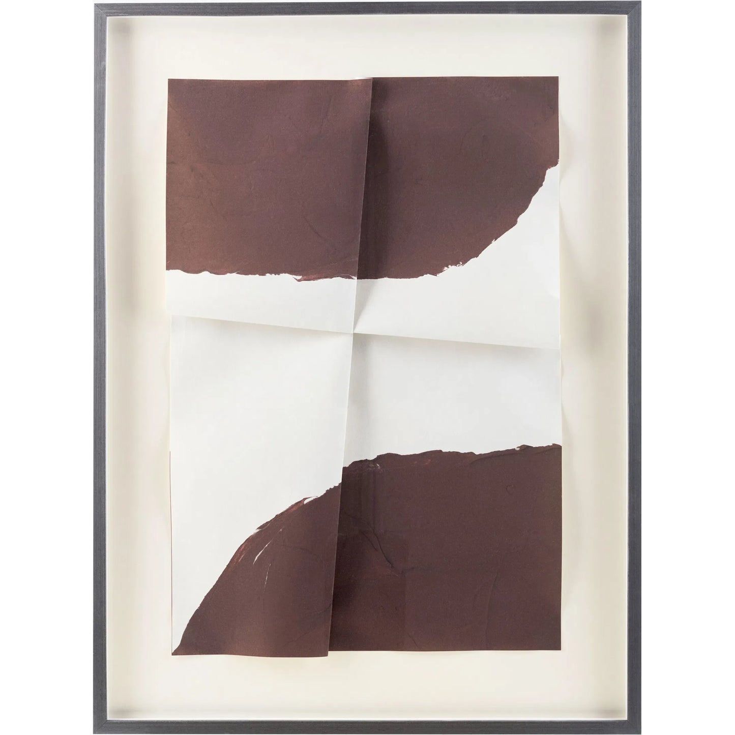 001 SI-2540956 | Primary Silo | Between Framed Art by Surya in white, brown and matte, distressed. Made from canvas, polystyrene in a unique style.