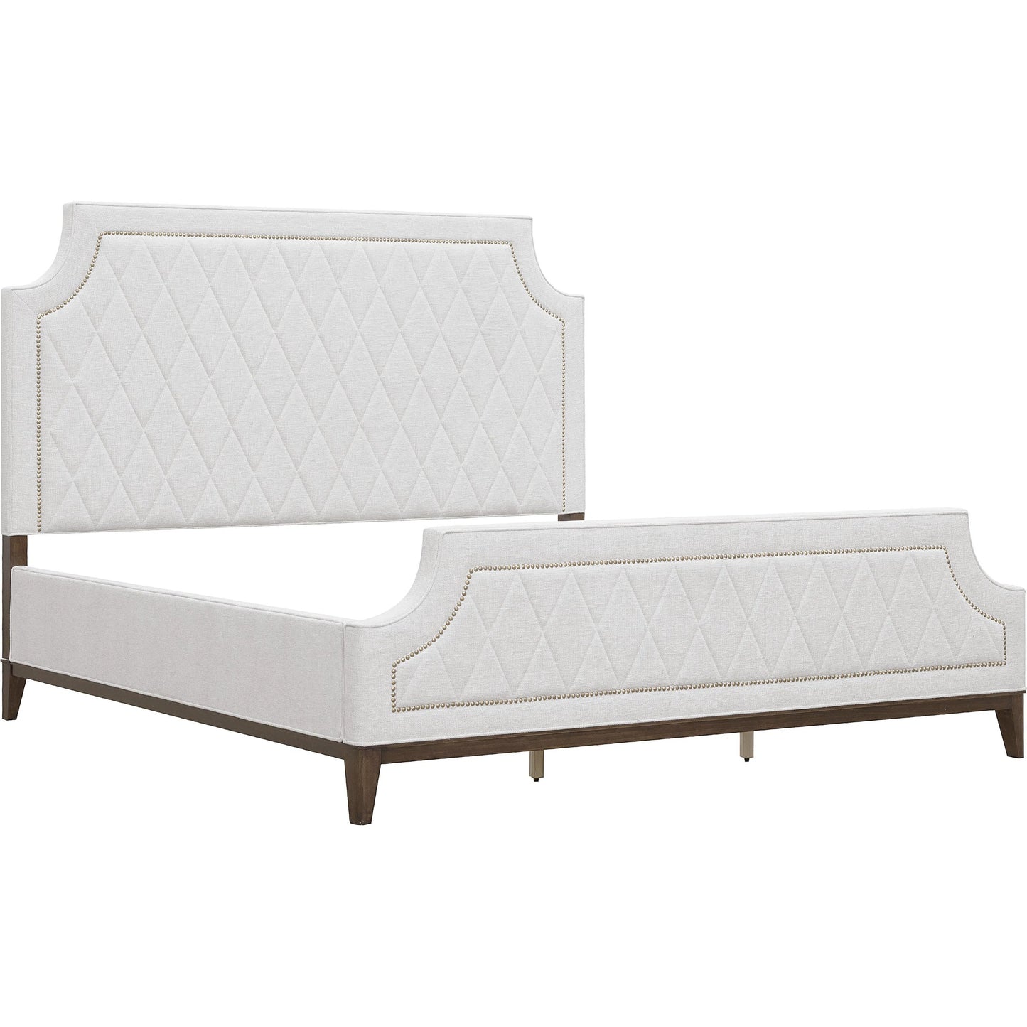 002 SI-2449340,SI-2449341,SI-2449342 | Additional Silo | Asher Park Upholstered Bed by Pulaski Furniture in cloud, piano brown. Made from eucalyptus veneers in a modern style.