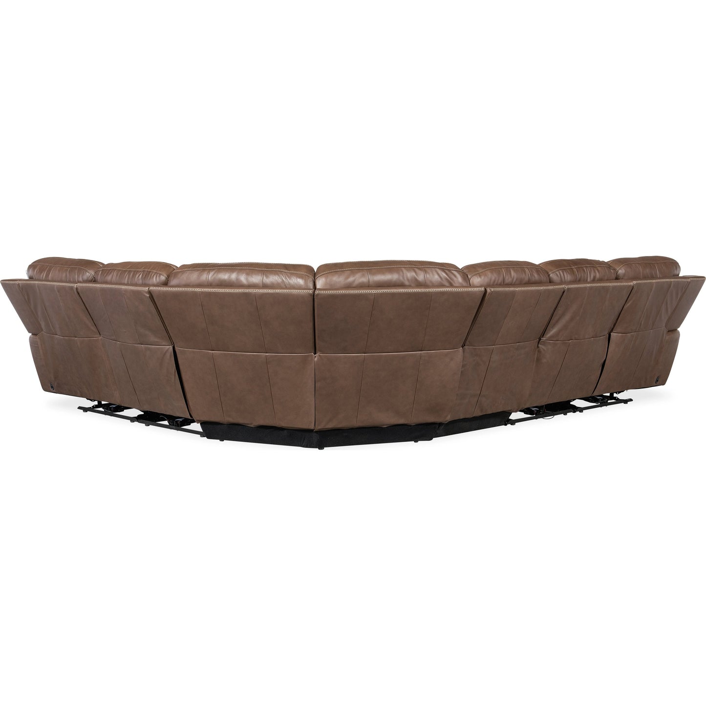 002 SI-2133817 | Additional Silo | Torres 6 Piece Sectional by Hooker Furniture in sorrento mocha. Made from leather, sorrento mocha (semi-aniline top grain with splits) in a traditional style.