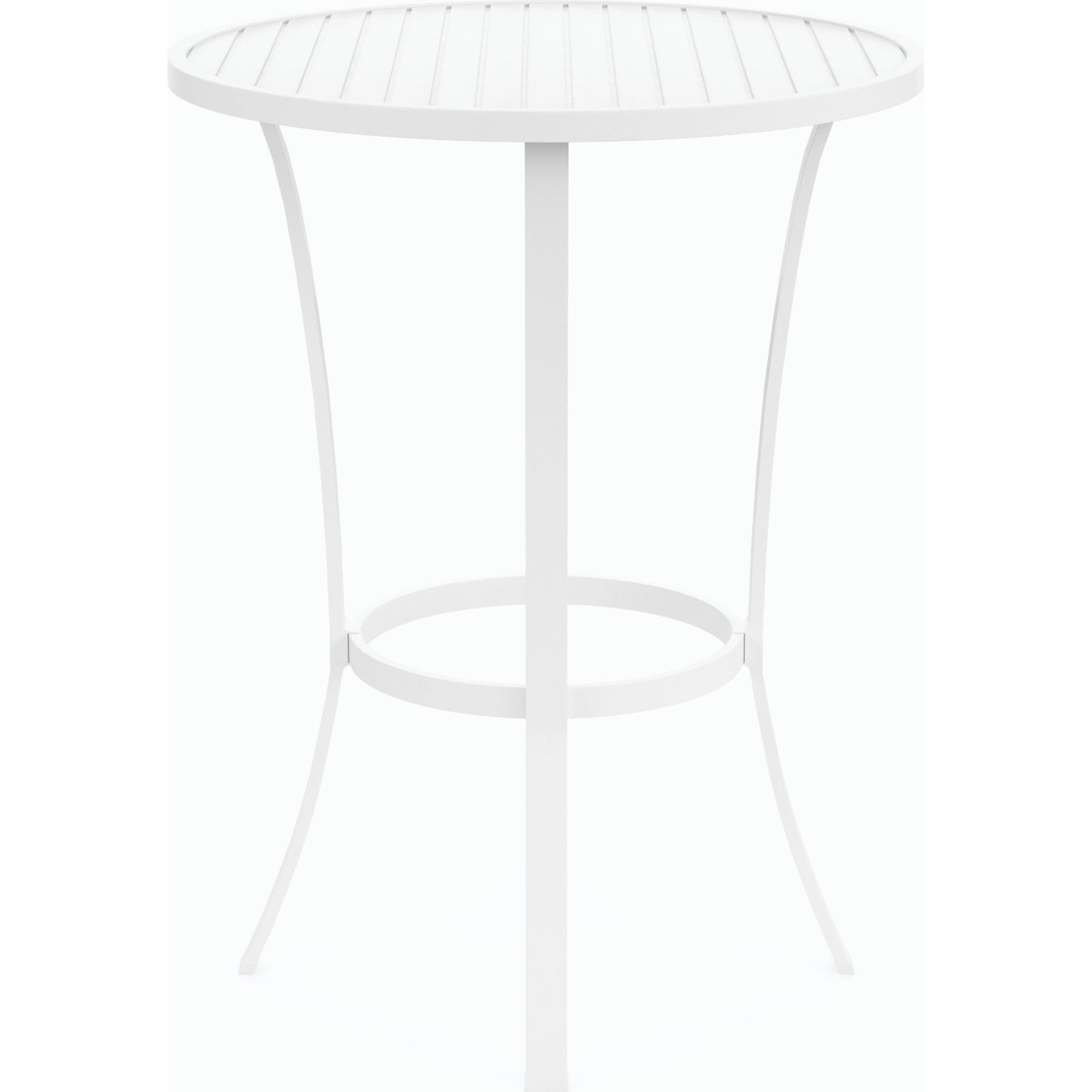 002 SI-2167203 | Additional Silo | Bristol Outdoor Pub Table by Sunset West in white. Made from aluminum in a modern style.