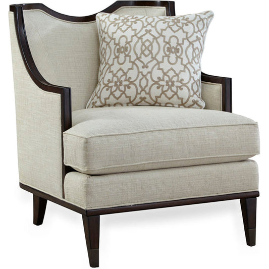 Harper Ivory Chair by A.R.T. Furniture in ivory and mink. Made from fabric in a transitional style.