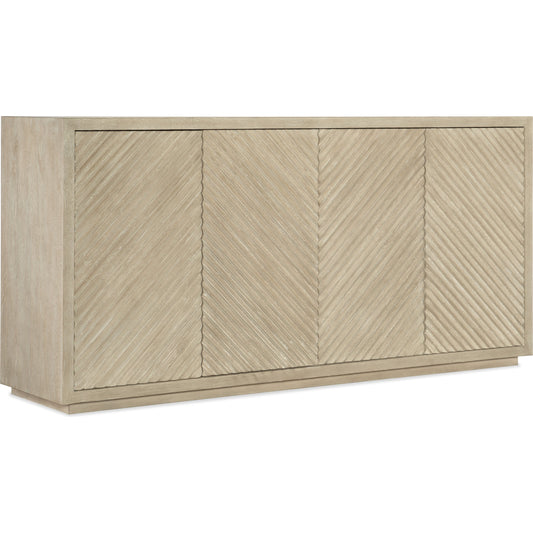 001 SI-1748530 | Primary Silo | Cascade Sideboard by Hooker Furniture in terrain. Made from oak veneers, resin in a transitional style.