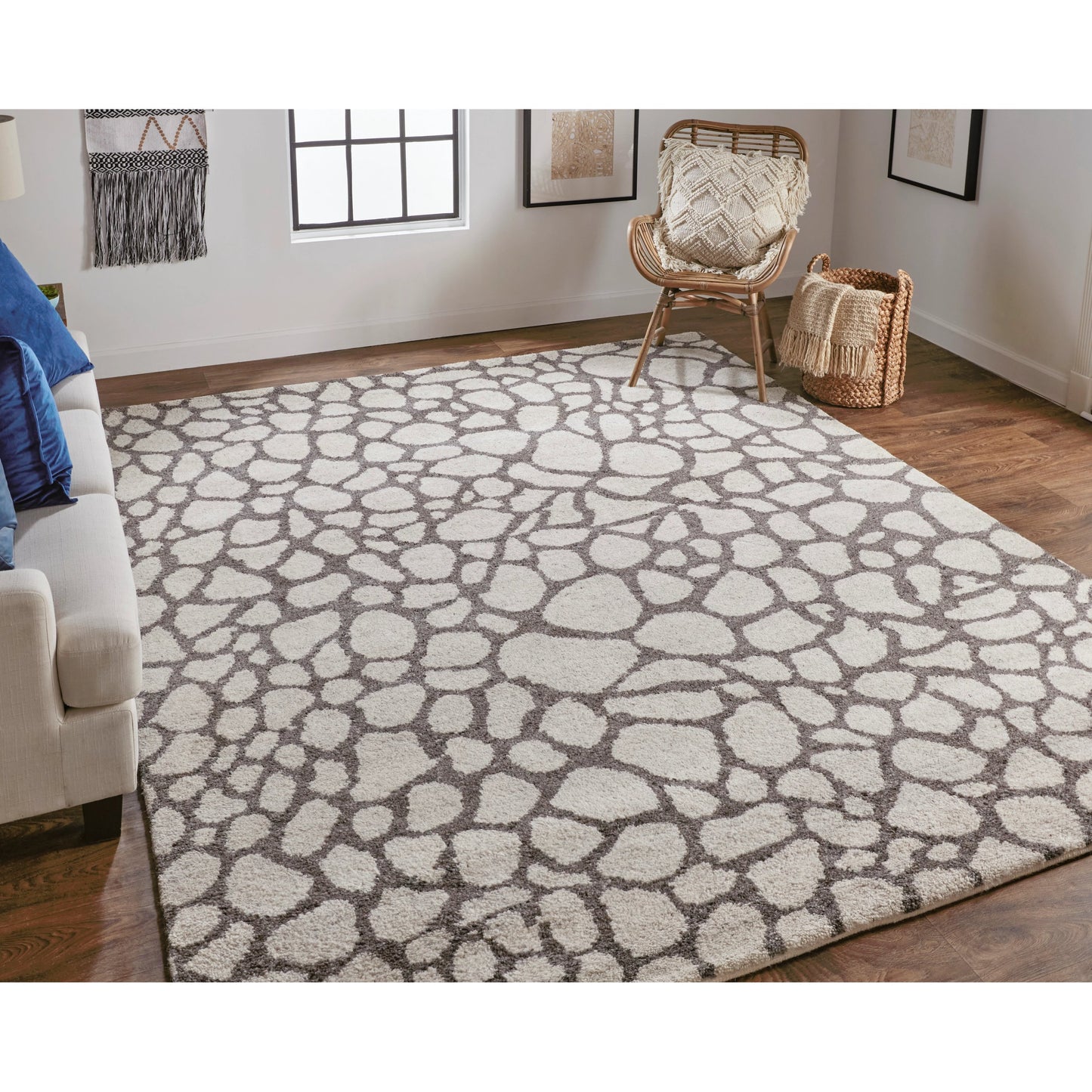 009 SI-2158951,SI-2158952,SI-2158955,SI-2158956 | Lifestyle | Belden Transitional Rug - T03T6001 by Thom Felicia by Feizy Rugs in ivory, gray. Made from wool in a unique style.