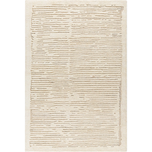 001 SI-2167993,SI-2167994,SI-2167995 | Primary Silo | Brook Rug- 530283 by Livabliss in ivory, sand, taupe. Made from wool in a unique style.