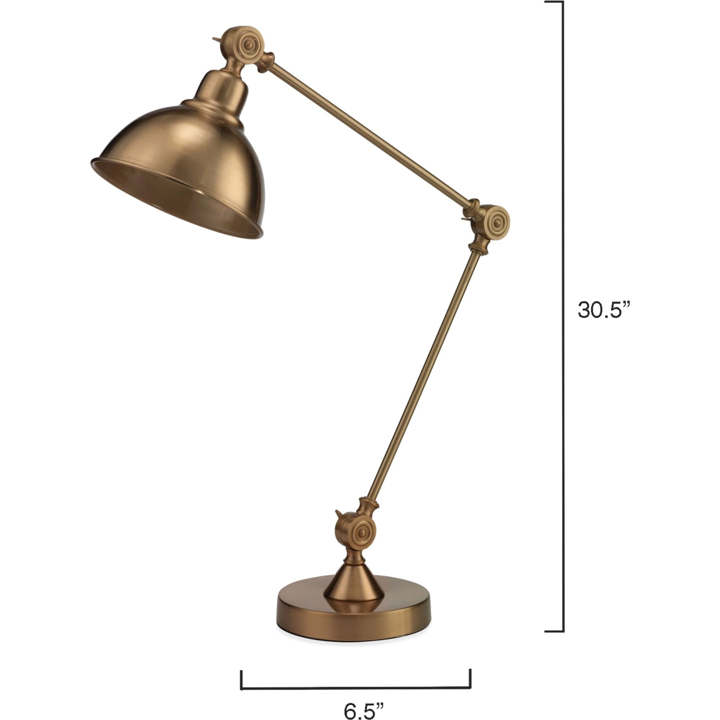 002 SR-708123 | Additional Silo | Wallace Table Lamp by Lifestyle by JY in brass finish. Made from metal in a transitional style.