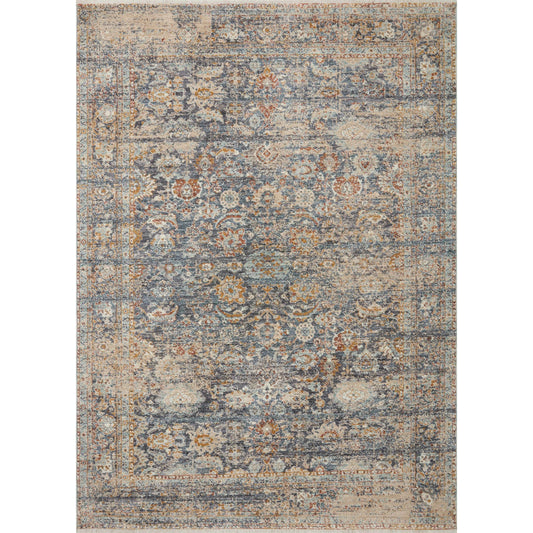 Blake BLA-07 Rug by Angela Rose x Loloi in navy, multi. Made from 100% polyester in a unique style.