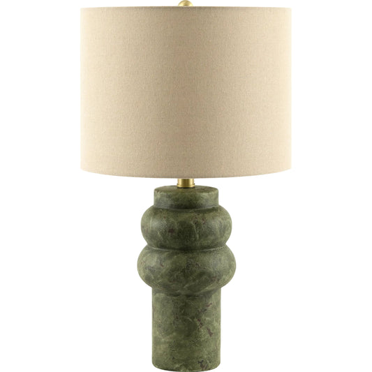 Beraliya Accent Table Lamp by Surya in hand painted. Made from ceramic, linen, polyester, iron in a modern style.