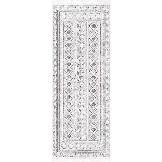 Berlin Rug - 494652 by Livabliss in ivory, black. Made from polypropylene, polyester in a unique style.