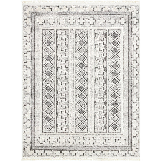 Berlin Rug - 494652 by Livabliss in ivory, black. Made from polypropylene, polyester in a unique style.
