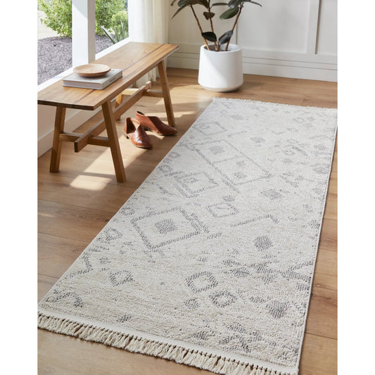 Berlin 494673 Rug by Livabliss in ivory, black. Made from polypropylene, polyester in a unique style.