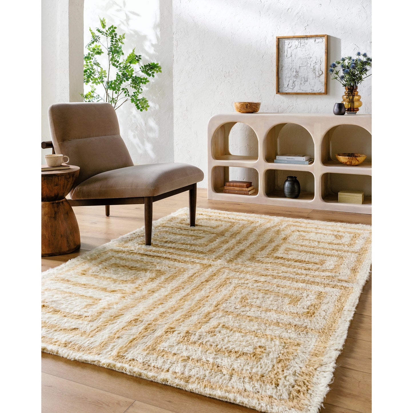 007 SI-2169167,SI-2169168,SI-2169169,SI-2169170,SI-2169171 | Lifestyle | Beni Moroccan Rug - 538949 by Livabliss in natural, light wood, desert tan, pearl, camel, sand, khaki. Made from wool in a unique style.
