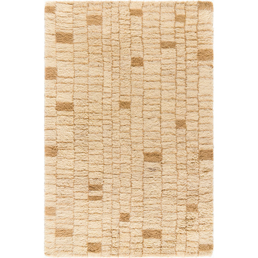 Beni Moroccan Rug - 539009 by Livabliss in beige, brown. Made from wool in a unique style.