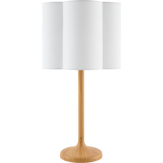 000 SI-2632356 | Primary Silo | Lucera Accent Table Lamp by Becki Owens x Livabliss in white, metallic silver, translucent, beige and hand painted. Made from iron, linen, polyester in a unique style.