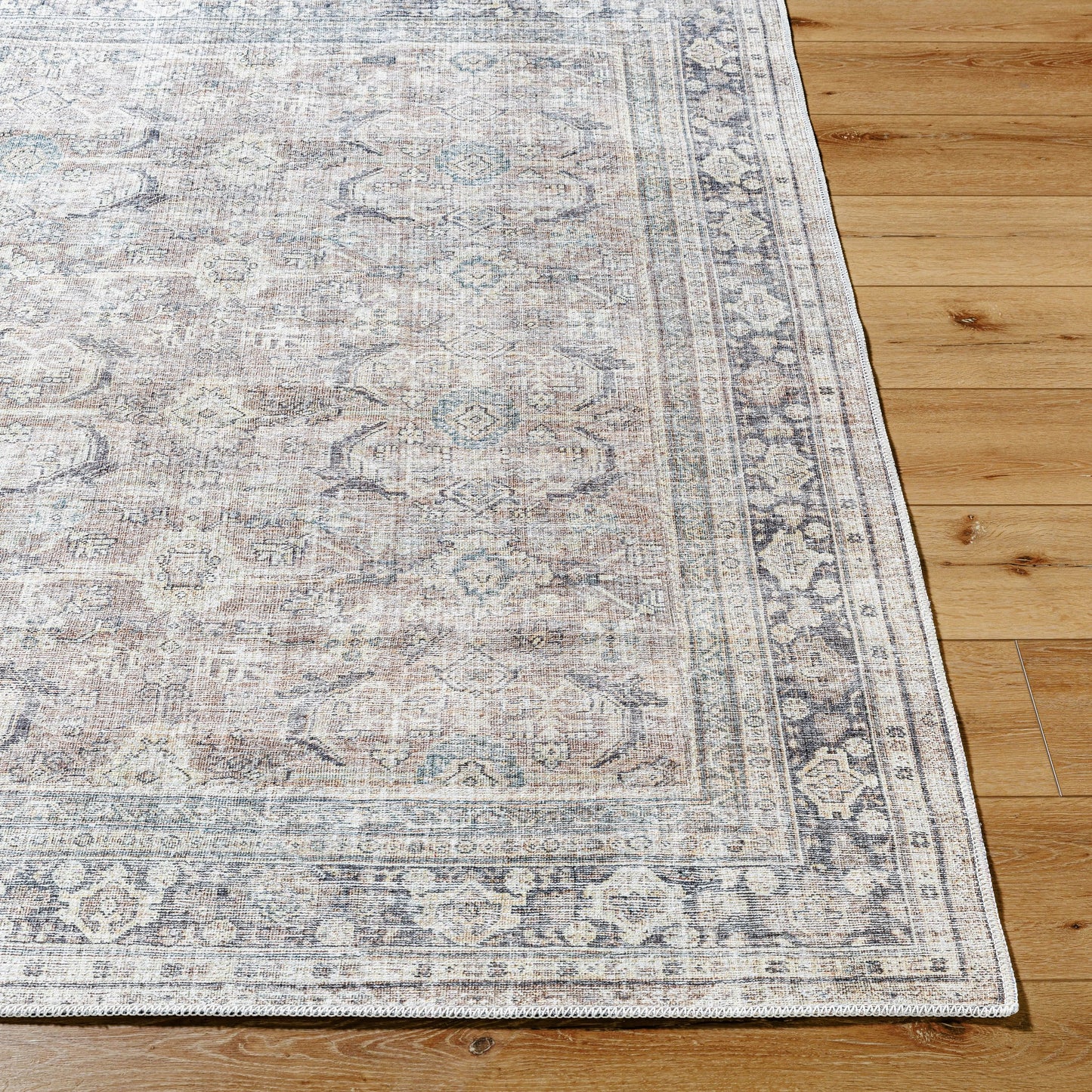 006 SI-2167884,SI-2167885,SI-2167886,SI-2167887,SI-2167888,SI-2167889 | Closeup | Darling Rug - 527090 by Becki Owens x Livabliss in light silver, warm grey, metallic - silver. Made from polyester in a unique style.