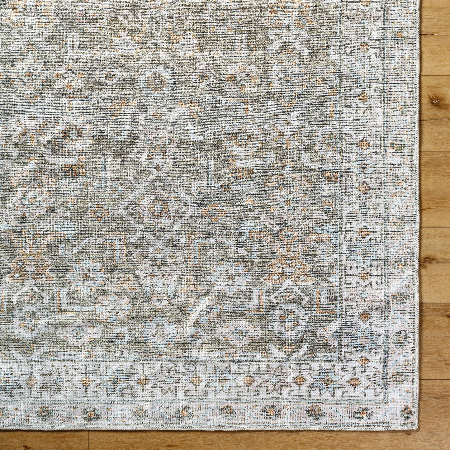 008 SI-2167890,SI-2167891,SI-2167892,SI-2167893,SI-2167894,SI-2167895 | Closeup | Darling Rug - 527923 by Becki Owens x Livabliss in sterling grey, metallic - silver, light silver, prairie dust, grey, khaki. Made from polyester in a unique style.