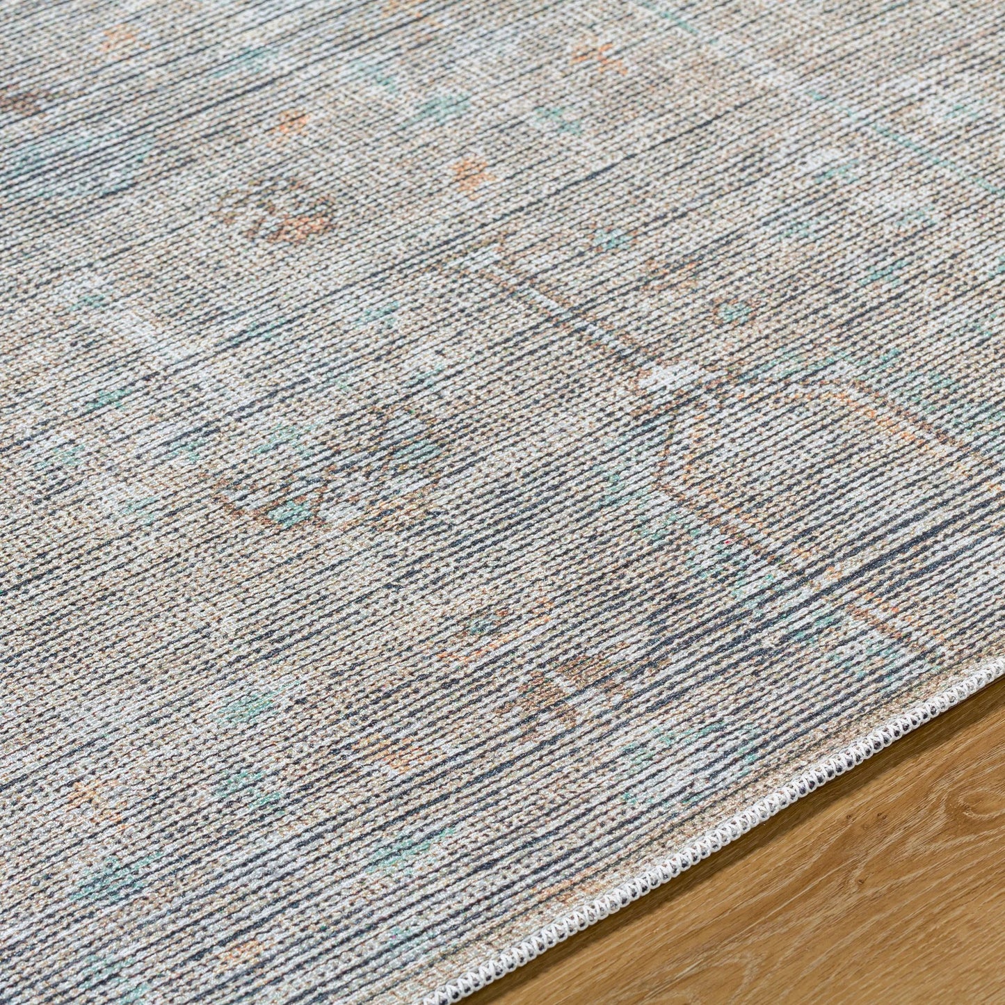 008 SI-2167896,SI-2167897,SI-2167898,SI-2167899,SI-2167900,SI-2167901 | Closeup | Darling Rug - 527931 by Becki Owens x Livabliss in metallic - silver, grey, prairie dust, sterling grey. Made from polyester in a unique style.