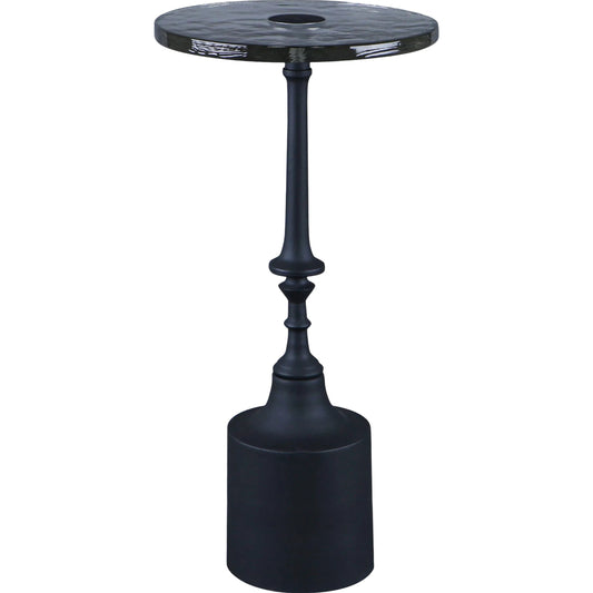 Delfin End Table by Becki Owens x Livabliss in powder coated. Made from glass, iron in a modern style.