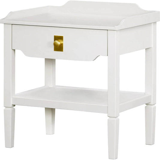 Doheny End Table by Becki Owens x Livabliss in painted. Made from mdf, rubber wood in a modern style.