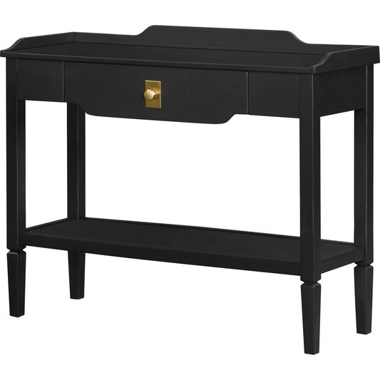 Doheny Console Table by Becki Owens x Livabliss in painted. Made from mdf, rubber wood in a modern style.