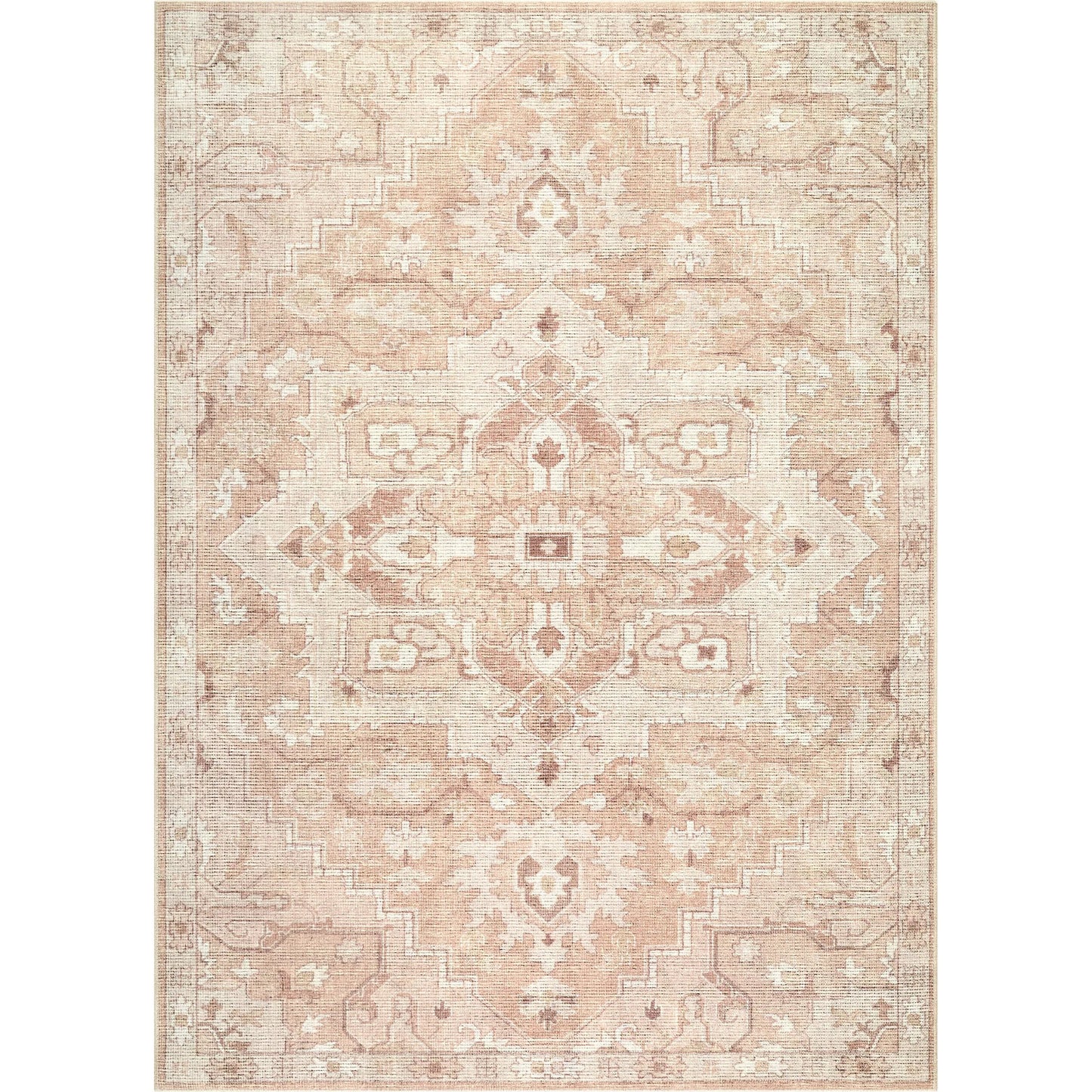 001 SI-2385810 | Primary Silo | Elle BOEC-2302 Rug by Becki Owens x Livabliss in tan, off-white, brown, light olive. Made from polyester in a unique style.