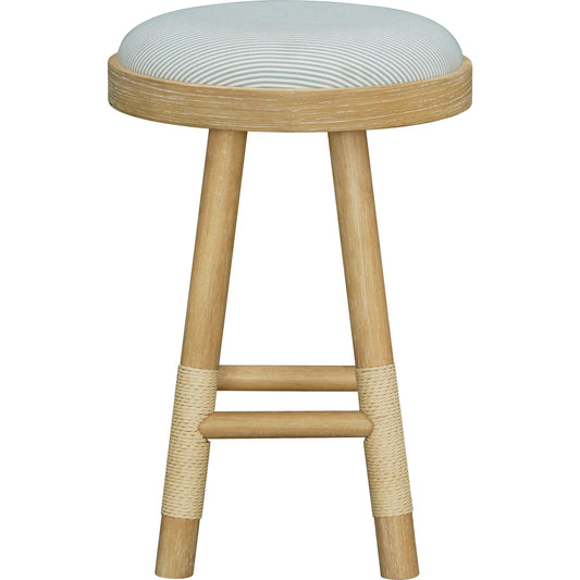 Esmarca Counter Stool by Becki Owens x Livabliss in driftwood. Made from ash wood veneer, rubber wood in a transitional style.