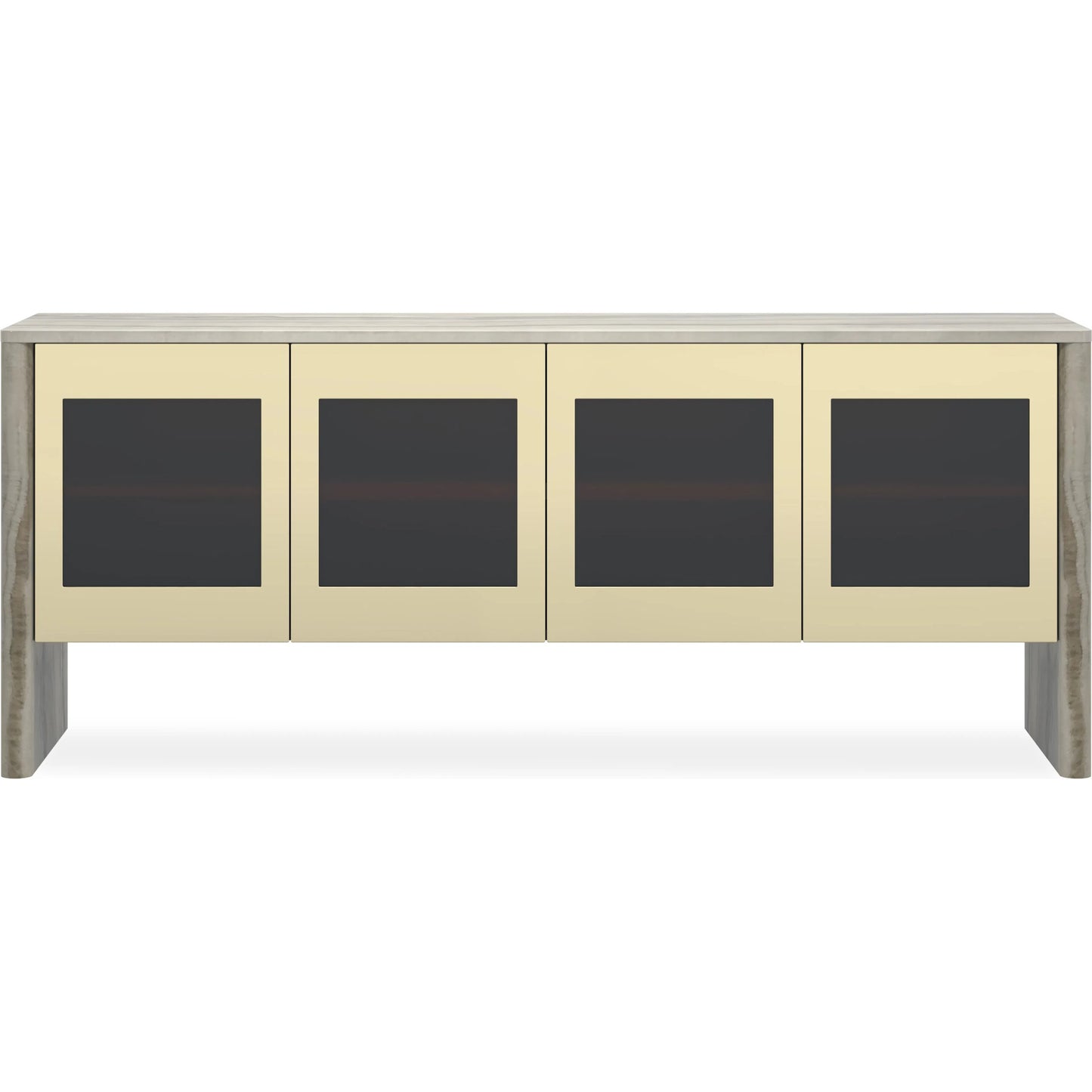 002 SI-2250592 | Additional Silo | Sojourn Sideboard by Caracole in whisper of gold. Made from unique in a unique style.
