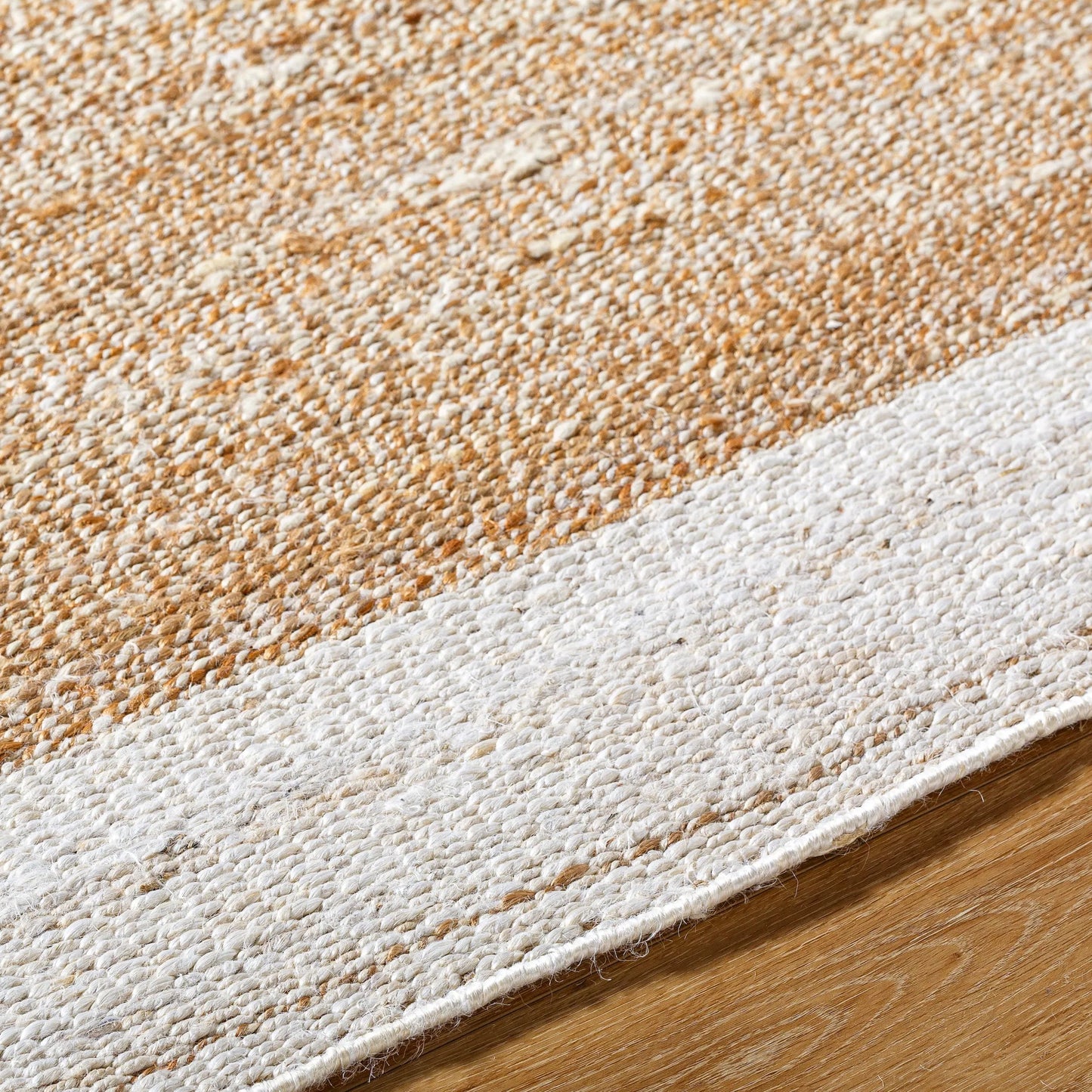 006 SI-2167779,SI-2167780,SI-2167781,SI-2167782 | Closeup | Kamey Rug - 496004 by Becki Owens x Livabliss in beige, sandstone, ivory. Made from jute in a unique style.