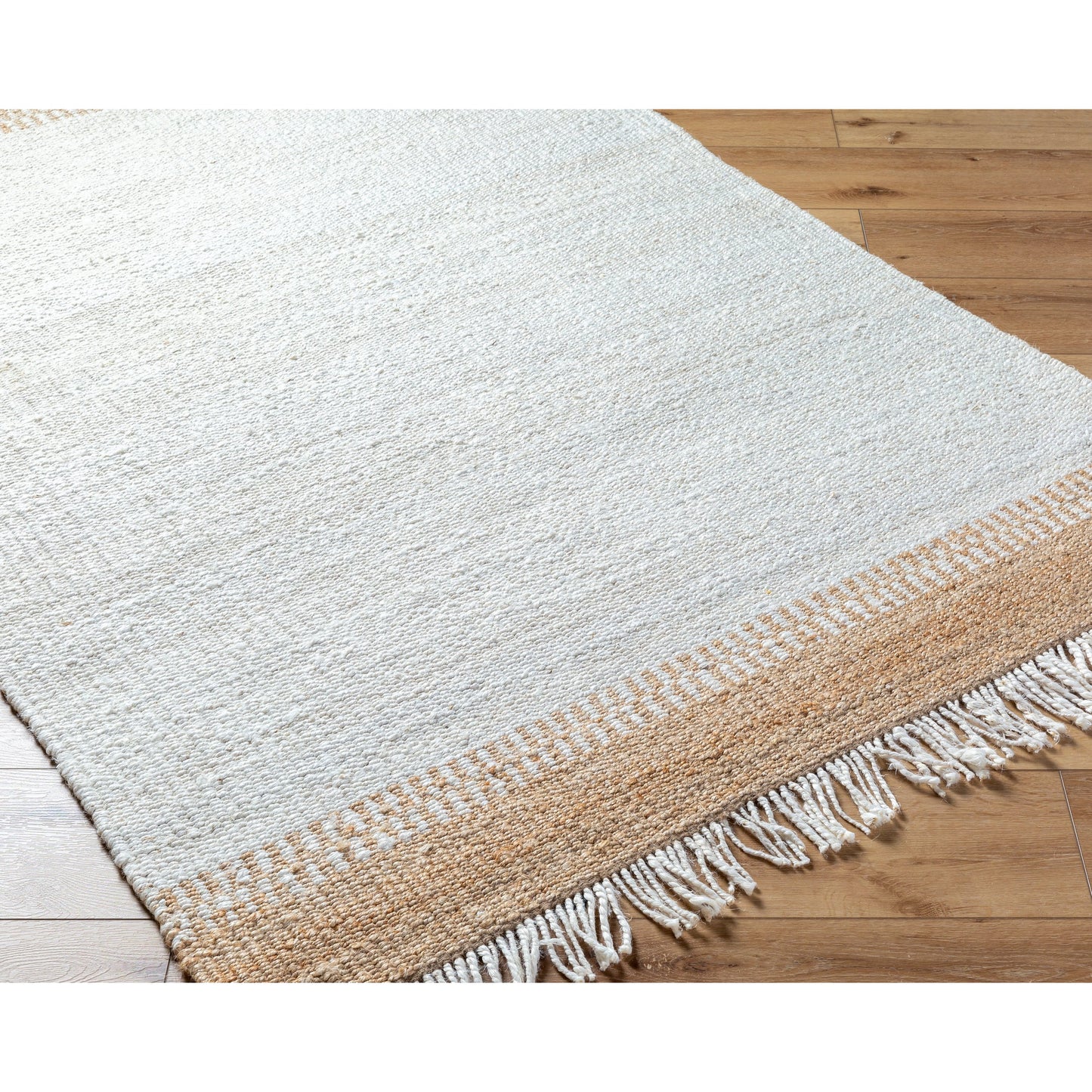 003 SI-2132135,SI-2132136,SI-2132137,SI-2132138 | Closeup | Kamey Rug - 496935 by Becki Owens x Livabliss in ivory, tan. Made from face: 100% jute, warp: 100% jute in a unique style.