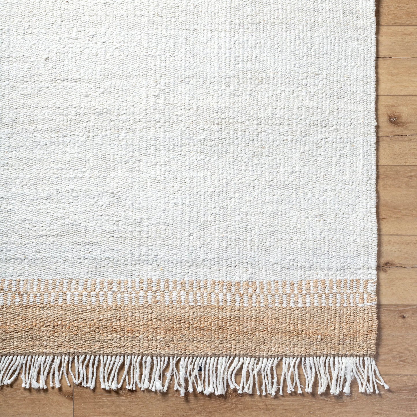 007 SI-2132135,SI-2132136,SI-2132137,SI-2132138 | Closeup | Kamey BOKY-2305 Rug by Becki Owens x Livabliss in ivory, tan. Made from face: 100% jute, warp: 100% jute in a unique style.