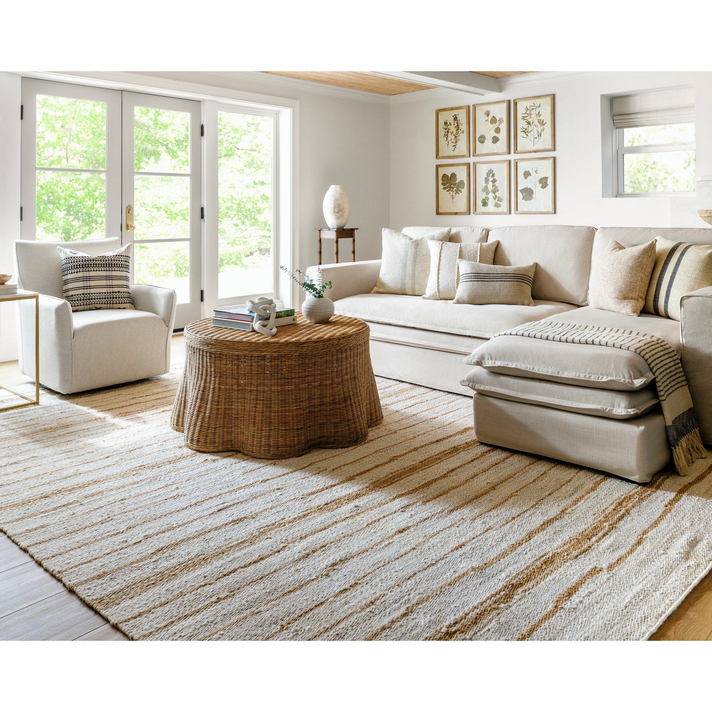 008 SI-2138334,SI-2138335,SI-2138336,SI-2138337 | Lifestyle | Kamey Rug - 496942 by Becki Owens x Livabliss in ivory, sandstone, wheat, beige, taupe. Made from jute in a unique style.