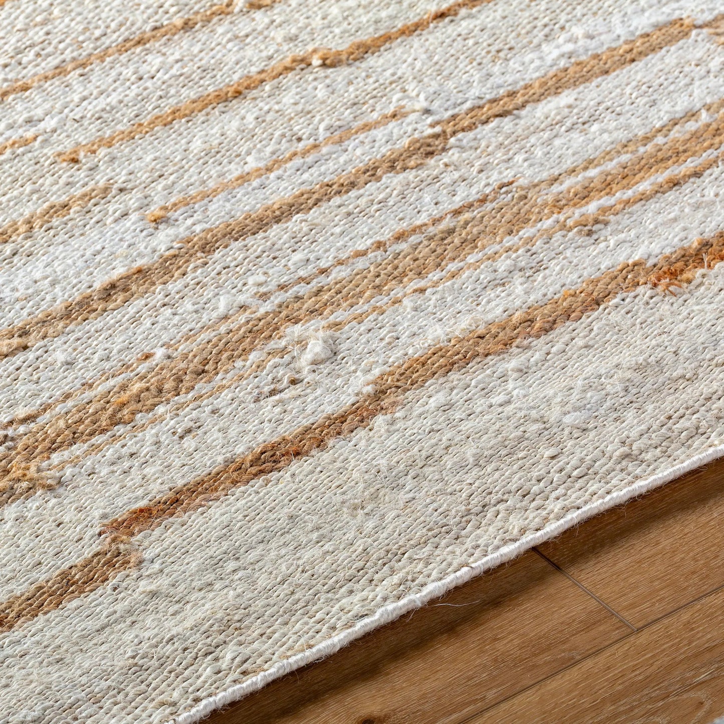 006 SI-2138334,SI-2138335,SI-2138336,SI-2138337 | Closeup | Kamey Rug - 496942 by Becki Owens x Livabliss in ivory, sandstone, wheat, beige, taupe. Made from jute in a unique style.