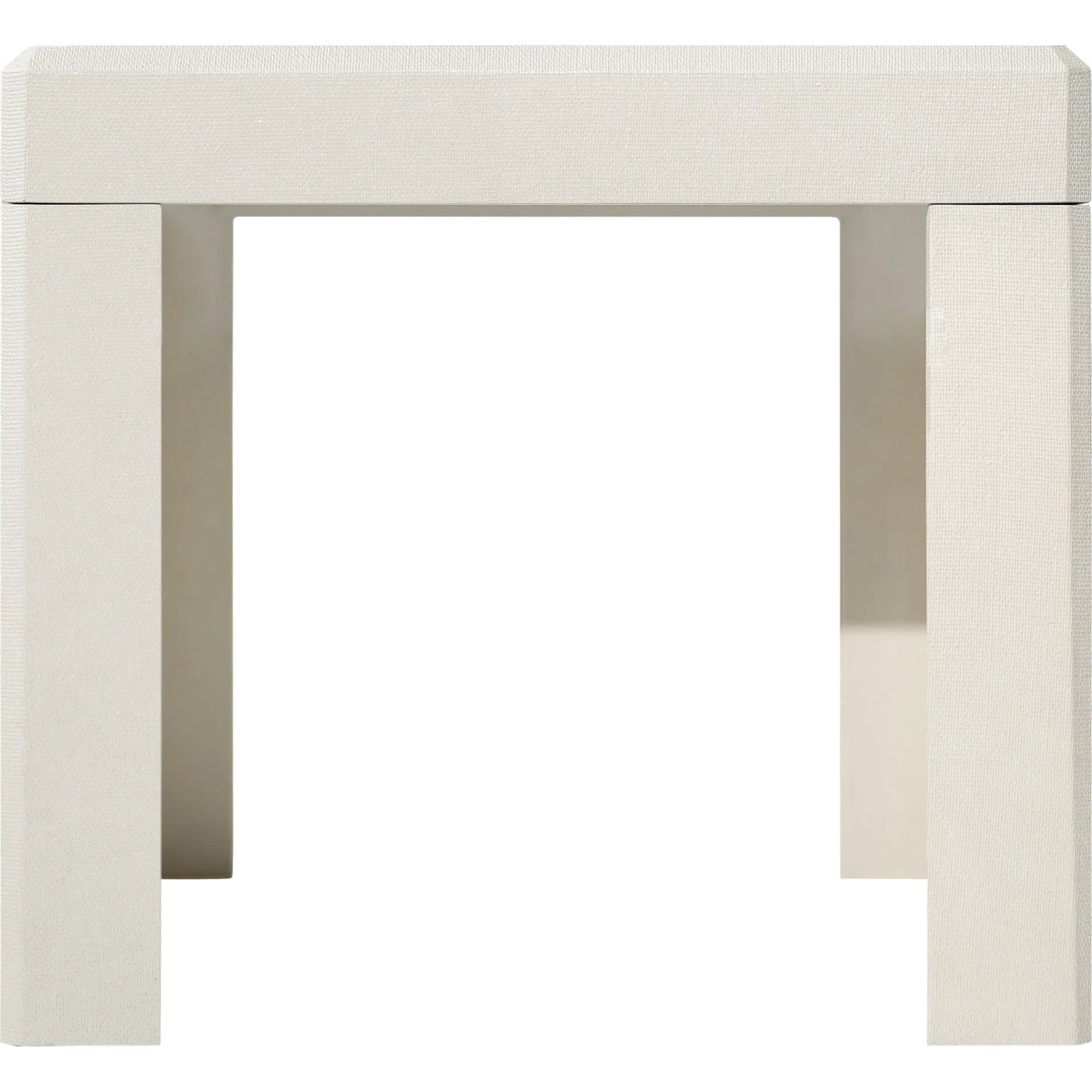 001 SI-2349573 | Primary Silo | Loro End Table by Becki Owens x Livabliss in top: white, brown; base: white and natural, lacquered. Made from resin, plywood in a transitional style.