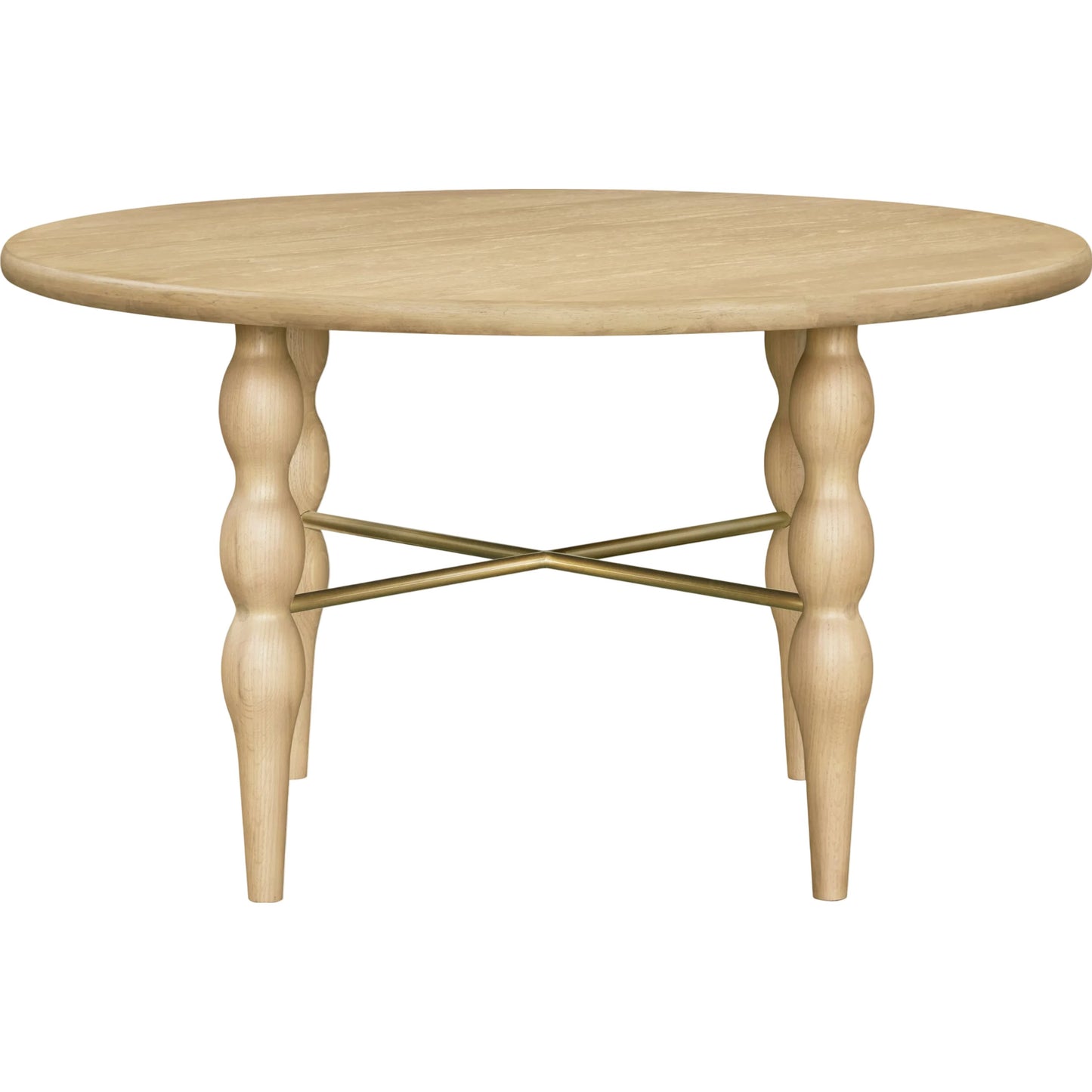 001 SI-2379479 | Primary Silo | Macie Dining Table by Becki Owens x Surya in brown. Made from rubber wood, oak veneer in a transitional style.