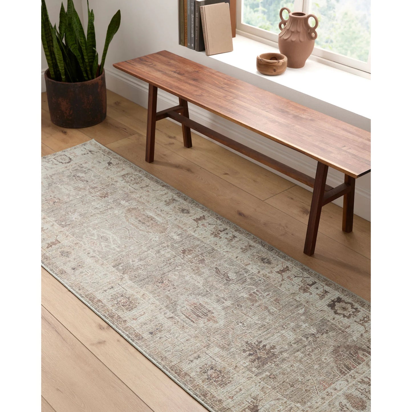 003 SI-2385814,SI-2385815,SI-2385816,SI-2385817 | Lifestyle | Marlene BOMN-2311 Rug by Becki Owens x Livabliss in 'beige, taupe, ivory, chestnut, sand'. Made from polyester in a unique style.