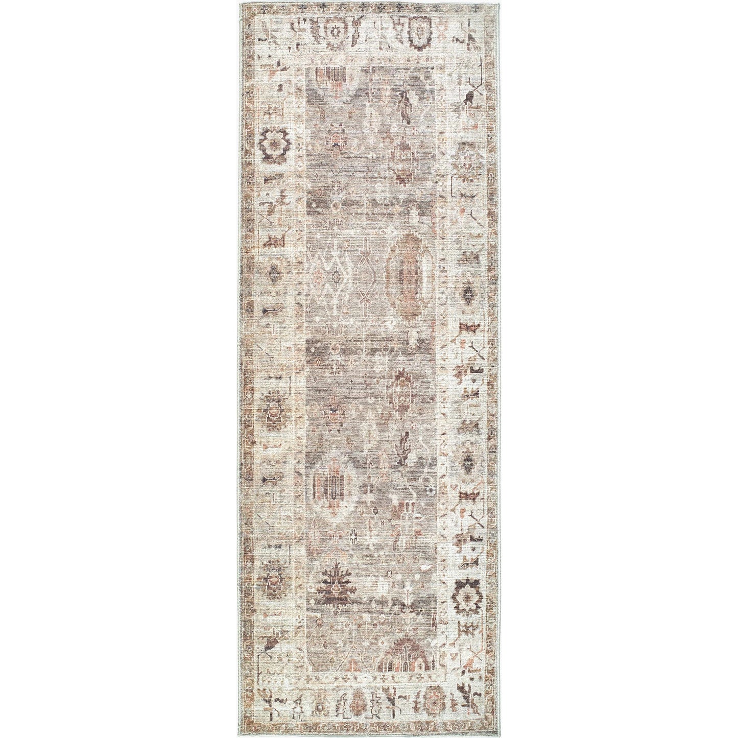 002 SI-2385814 | Primary Silo | Marlene BOMN-2311 Rug by Becki Owens x Livabliss in 'beige, taupe, ivory, chestnut, sand'. Made from polyester in a unique style.