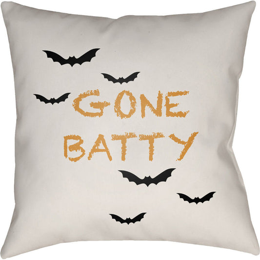 Boo Pillow - 15727 by Livabliss. Made from front: 100% polyester, back: 100% polyester in a modern style.