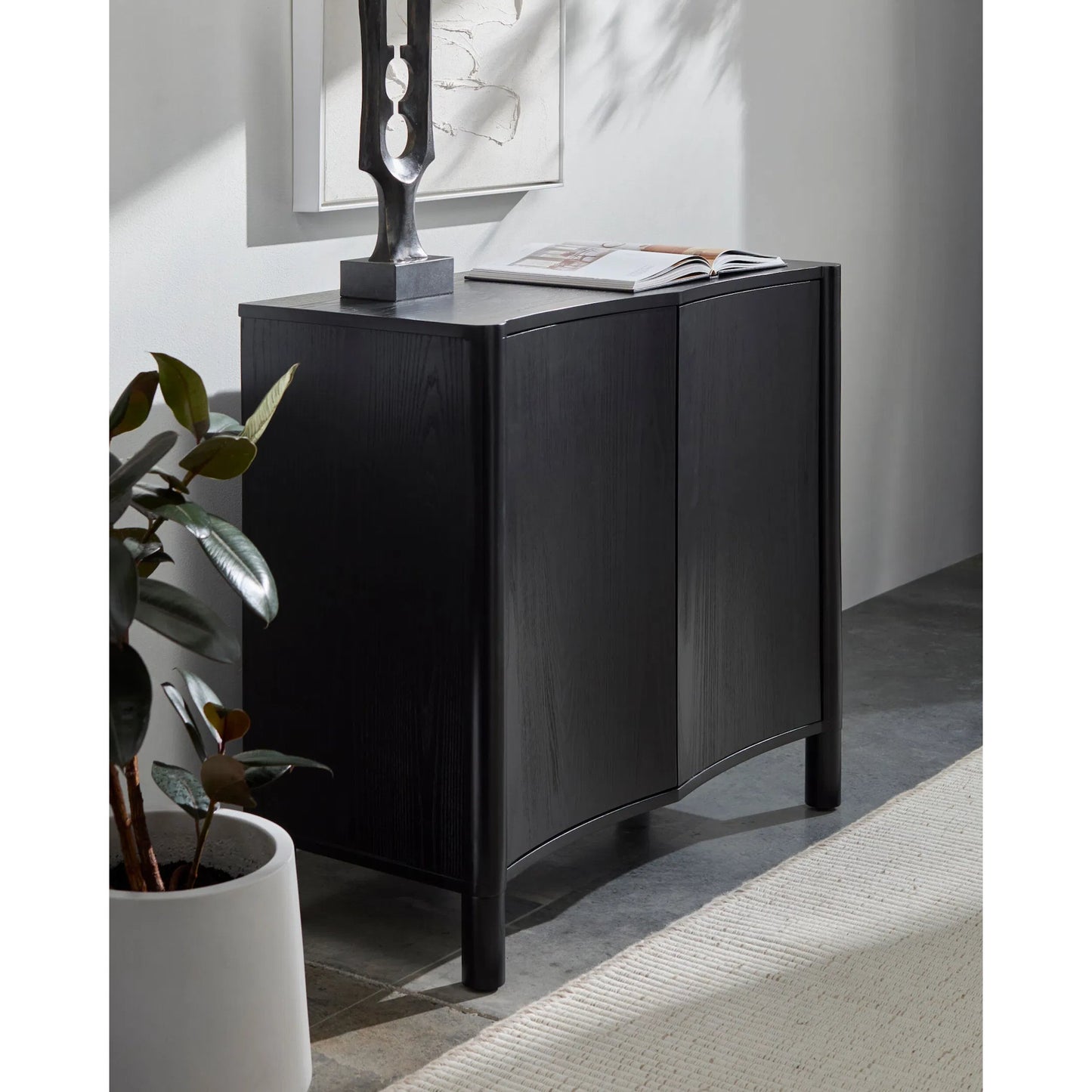 003 SI-2258300 | Lifestyle | Sonador Cabinet by Becki Owens x Livabliss in natural, ash. Made from ash wood, plywood in a unique style.