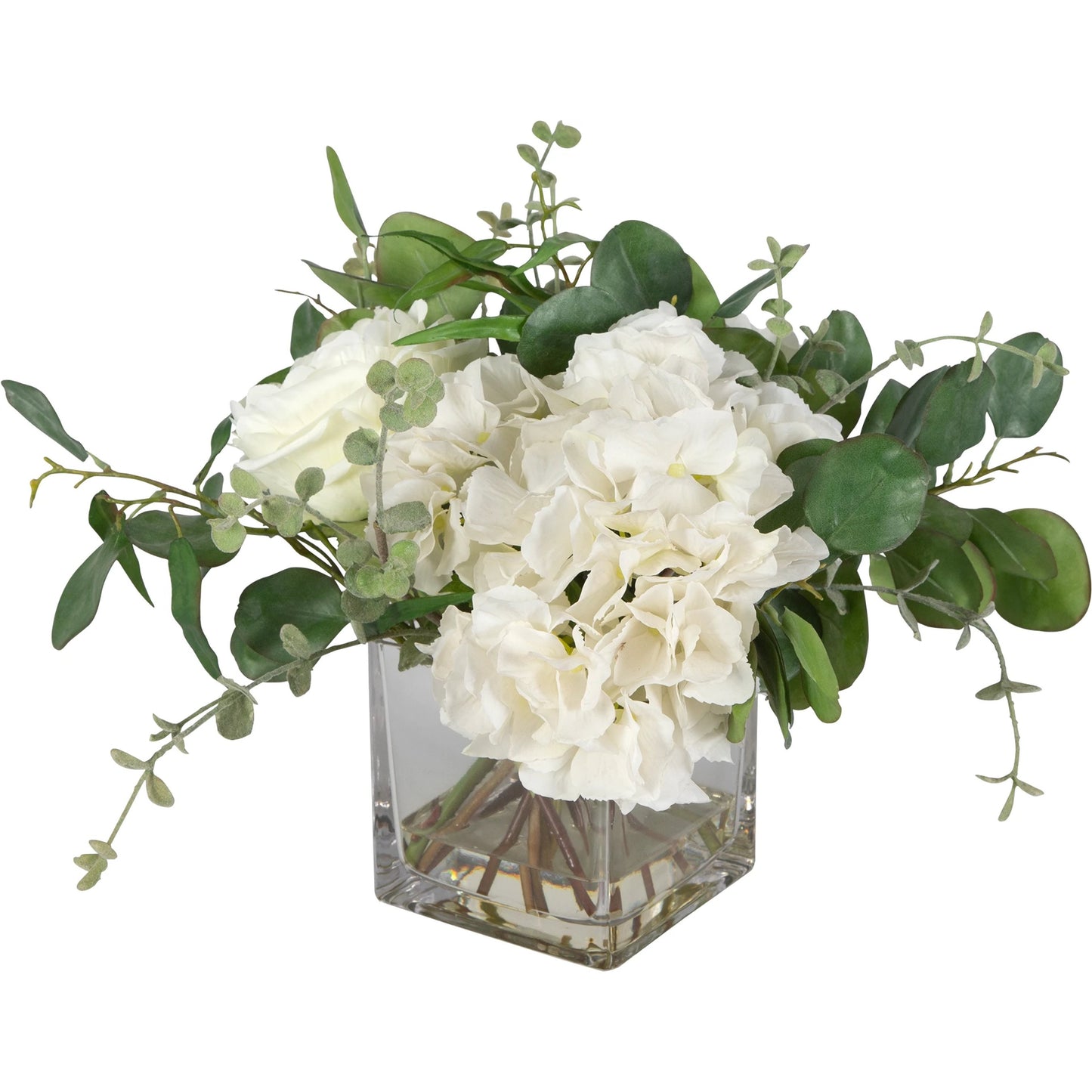 002 SI-2146908 | Primary Silo | Rosewood Garden Bouquet by Uttermost. Made from polyester, plastic, iron, glass, glue in a modern style.